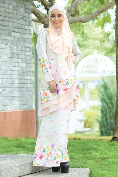 Baju Kurung Emylia Printed Layered