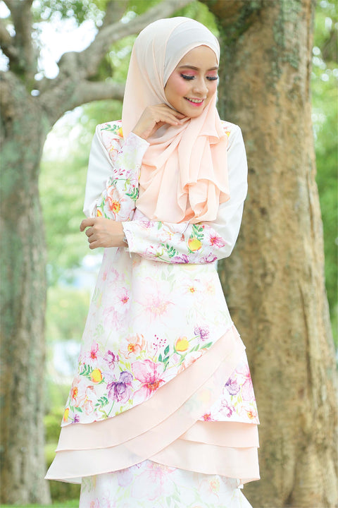 Baju Kurung Emylia Printed Layered
