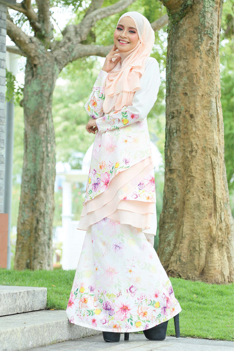 Baju Kurung Emylia Printed Layered