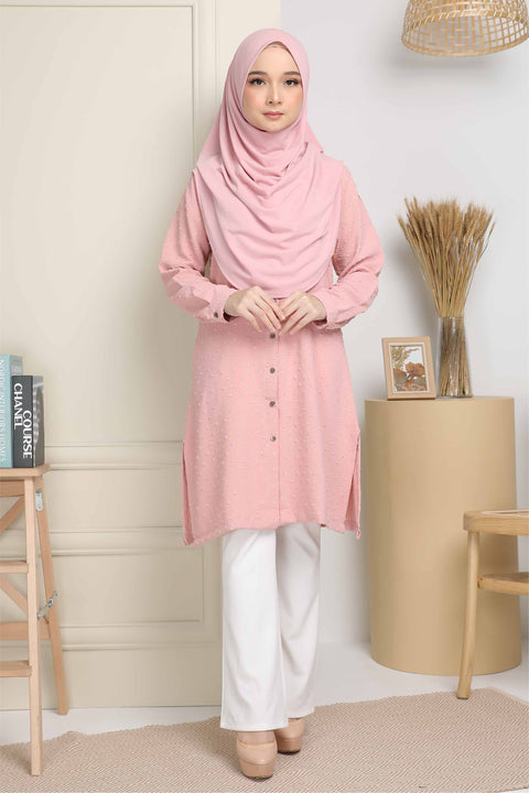 Long Top Blouse Fawa Mesra Vaksin Tunic