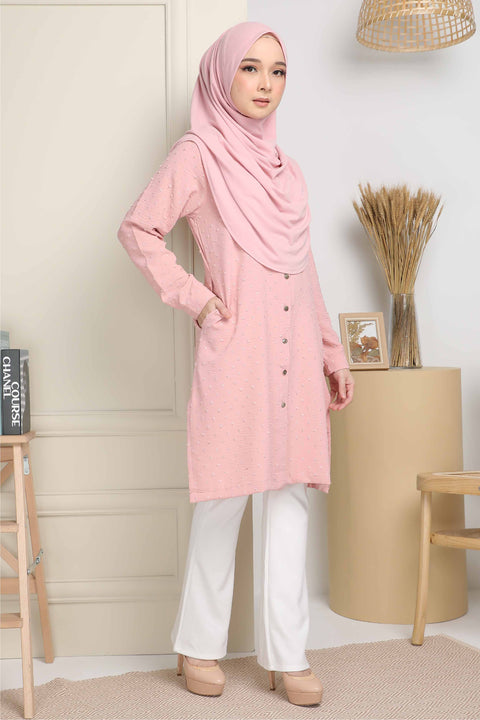 Long Top Blouse Fawa Mesra Vaksin Tunic