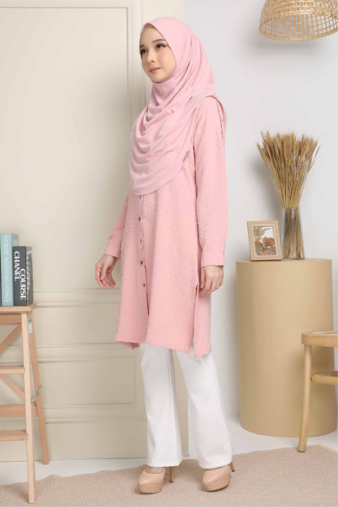 Long Top Blouse Fawa Mesra Vaksin Tunic