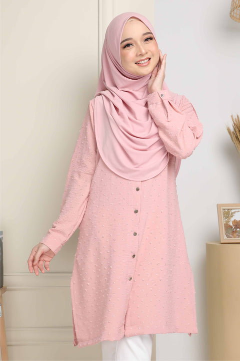 Long Top Blouse Fawa Mesra Vaksin Tunic