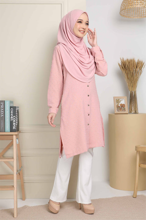 Long Top Blouse Fawa Mesra Vaksin Tunic