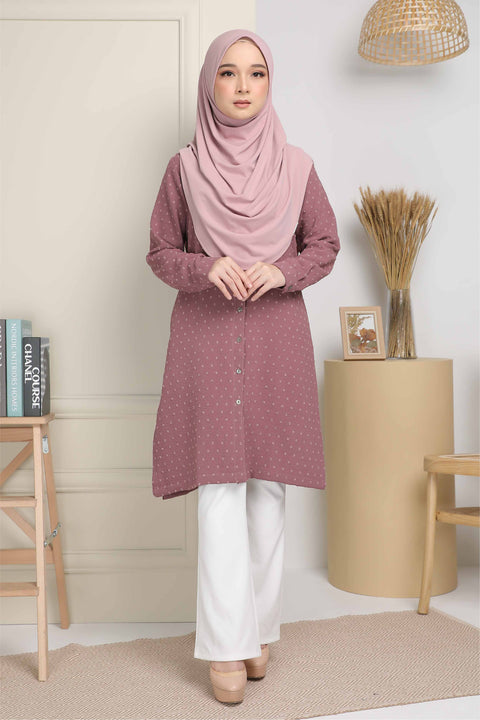 Long Top Blouse Fawa Mesra Vaksin Tunic