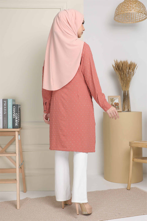 Long Top Blouse Fawa Mesra Vaksin Tunic