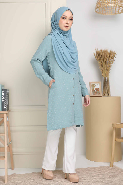 Long Top Blouse Fawa Mesra Vaksin Tunic