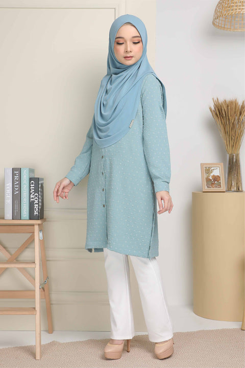 Long Top Blouse Fawa Mesra Vaksin Tunic