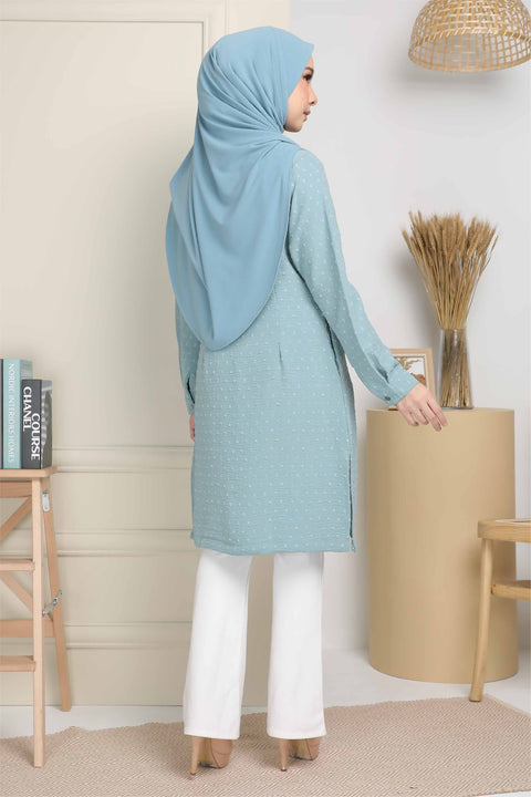 Long Top Blouse Fawa Mesra Vaksin Tunic