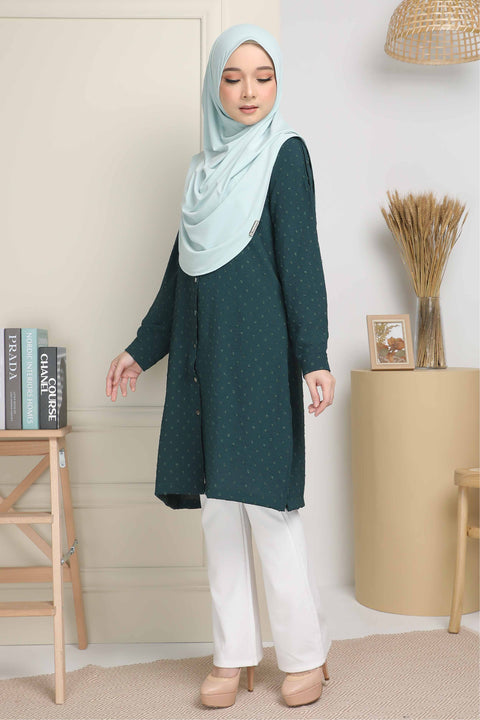 Long Top Blouse Fawa Mesra Vaksin Tunic