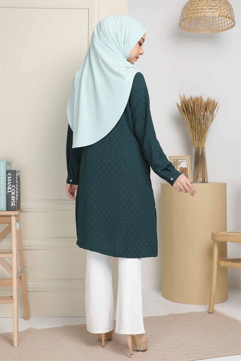 Long Top Blouse Fawa Mesra Vaksin Tunic