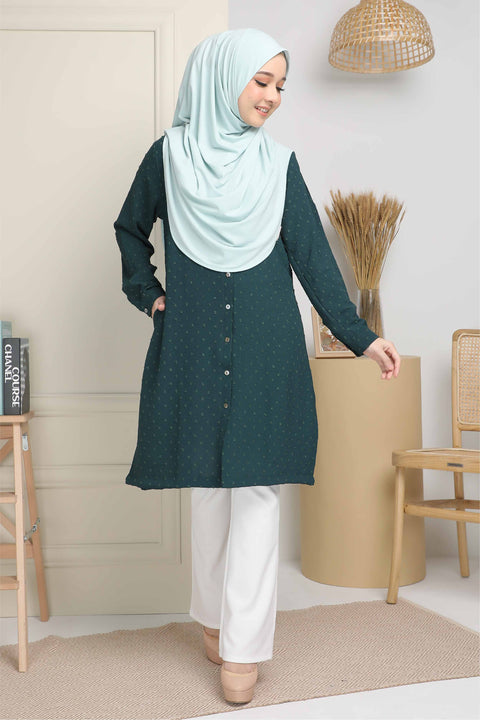 Long Top Blouse Fawa Mesra Vaksin Tunic