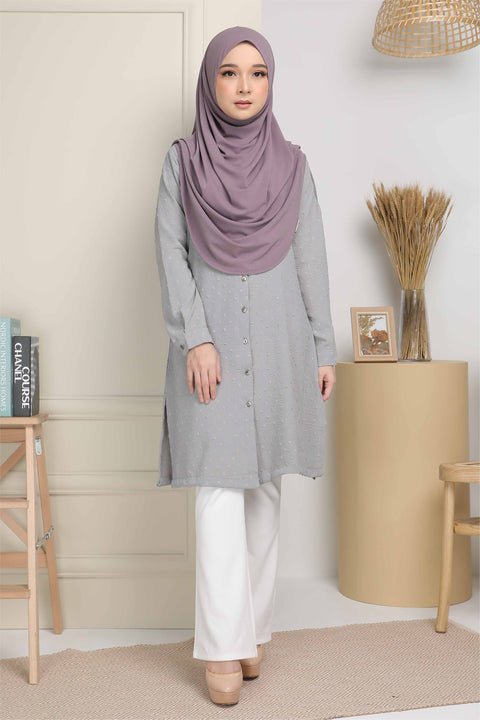 Long Top Blouse Fawa Mesra Vaksin Tunic