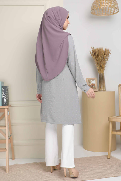 Long Top Blouse Fawa Mesra Vaksin Tunic