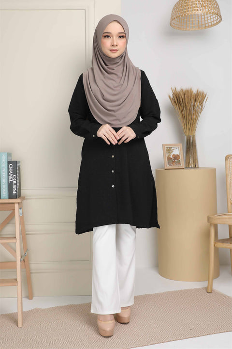 Long Top Blouse Fawa Mesra Vaksin Tunic