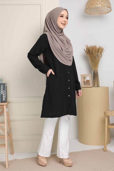 Long Top Blouse Fawa Mesra Vaksin Tunic