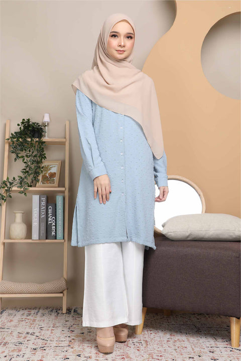 Long Top Blouse Fawa Mesra Vaksin Tunic