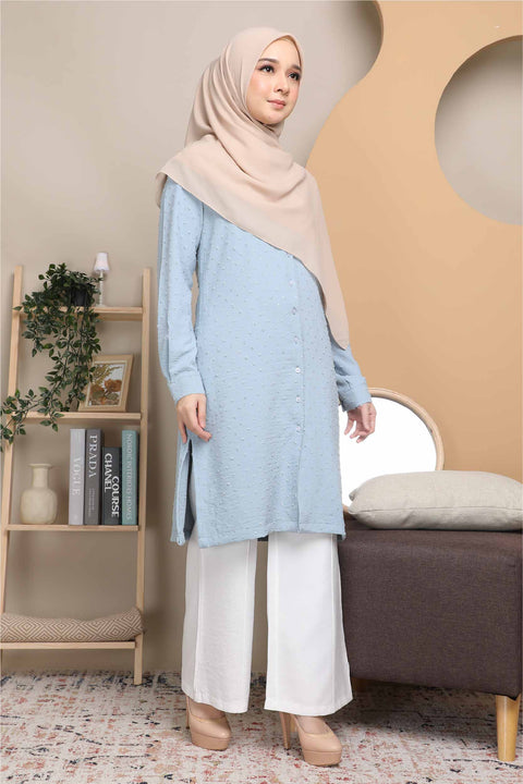 Long Top Blouse Fawa Mesra Vaksin Tunic