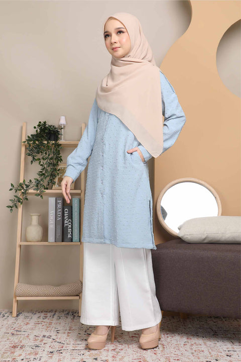 Long Top Blouse Fawa Mesra Vaksin Tunic