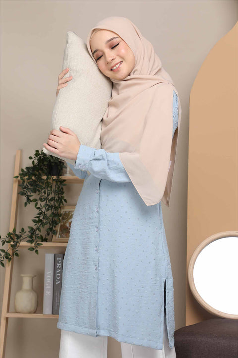 Long Top Blouse Fawa Mesra Vaksin Tunic