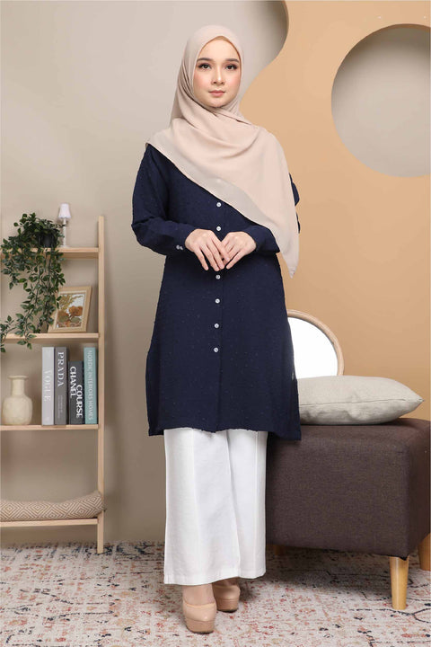 Long Top Blouse Fawa Mesra Vaksin Tunic