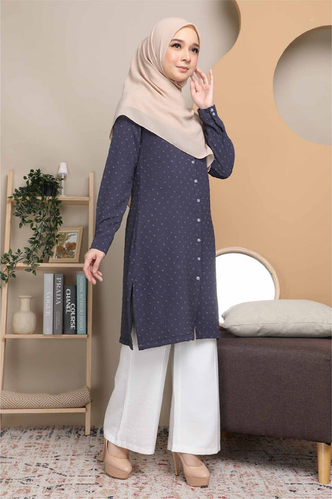 Long Top Blouse Fawa Mesra Vaksin Tunic