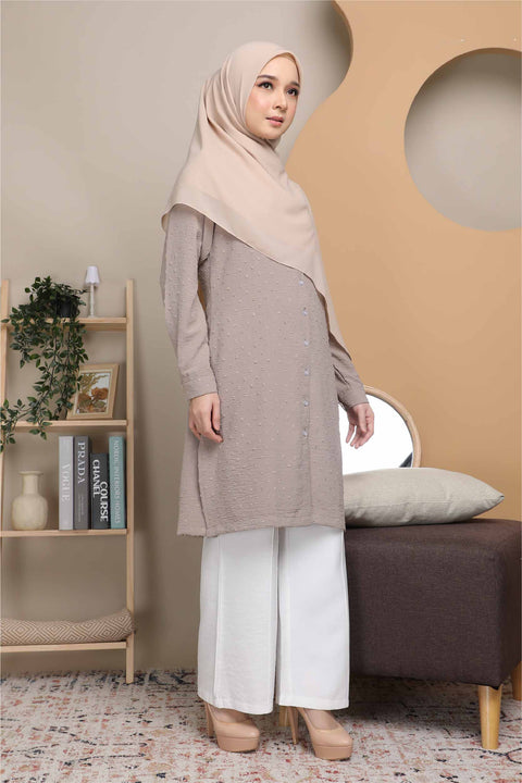 Long Top Blouse Fawa Mesra Vaksin Tunic