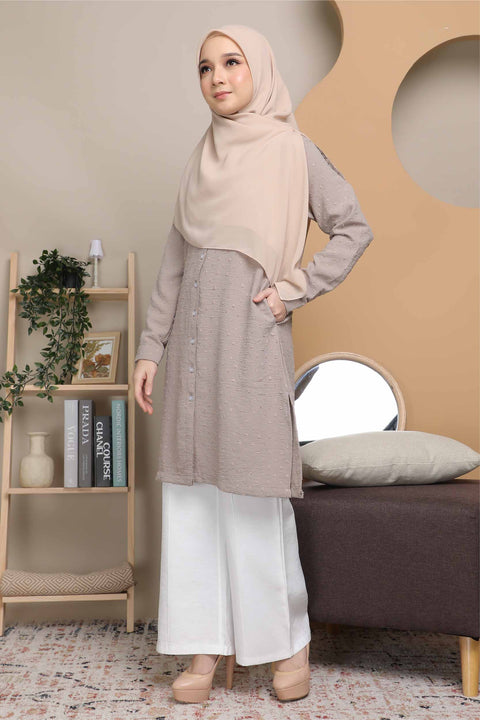 Long Top Blouse Fawa Mesra Vaksin Tunic