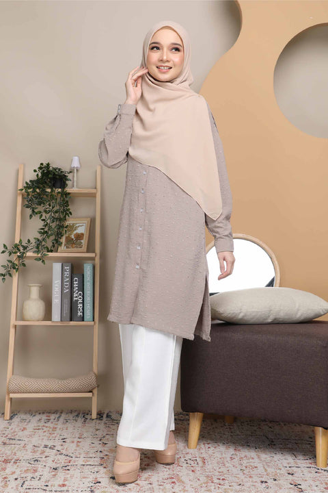 Long Top Blouse Fawa Mesra Vaksin Tunic