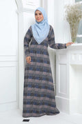 Ironless Jubah Dress Iman Printed