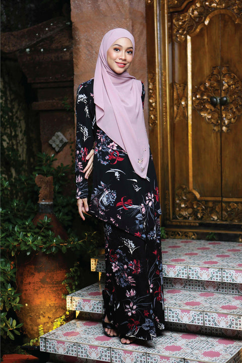 Ironless Baju Kurung Laura Printed