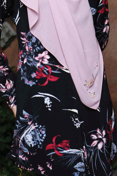 Ironless Baju Kurung Laura Printed