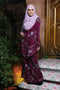 Ironless Baju Kurung Laura Printed