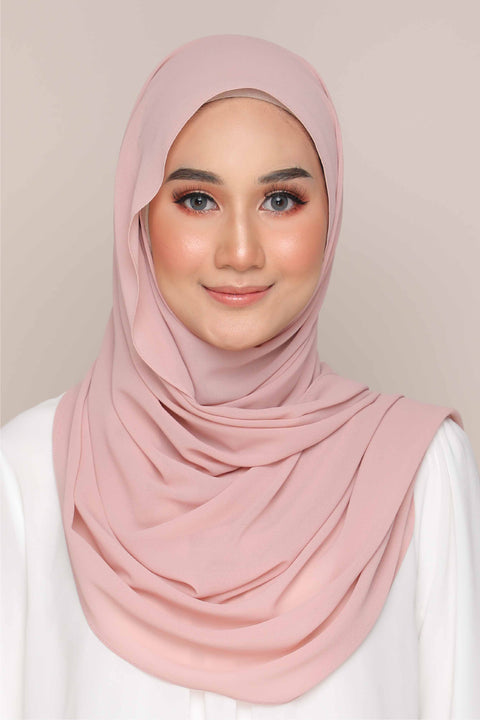 Myza Deluxe Heavy Chiffon Shawl Tudung