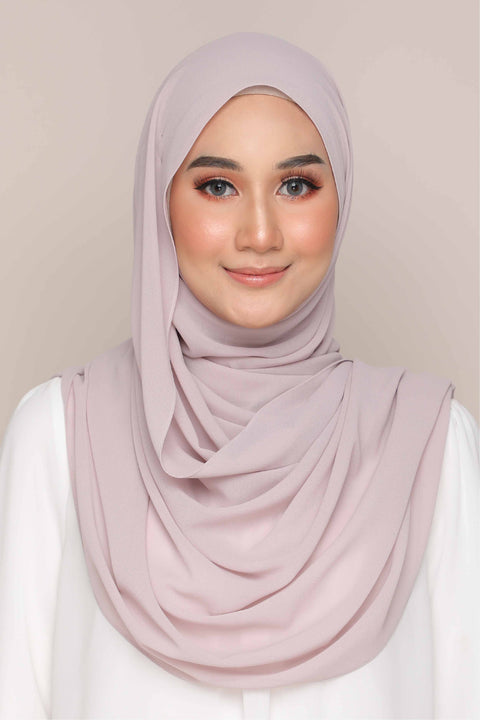 Myza Deluxe Heavy Chiffon Shawl Tudung