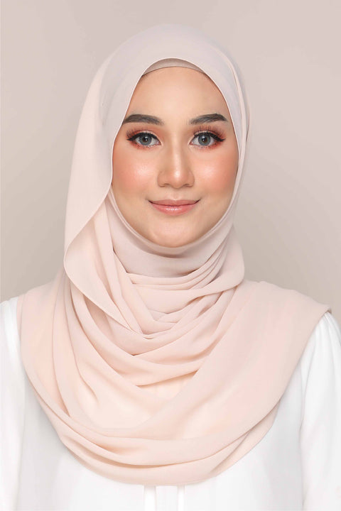 Myza Deluxe Heavy Chiffon Shawl Tudung