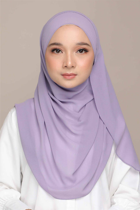 Myza Deluxe Heavy Chiffon Shawl Tudung