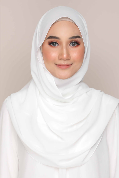 Myza Deluxe Heavy Chiffon Shawl Tudung