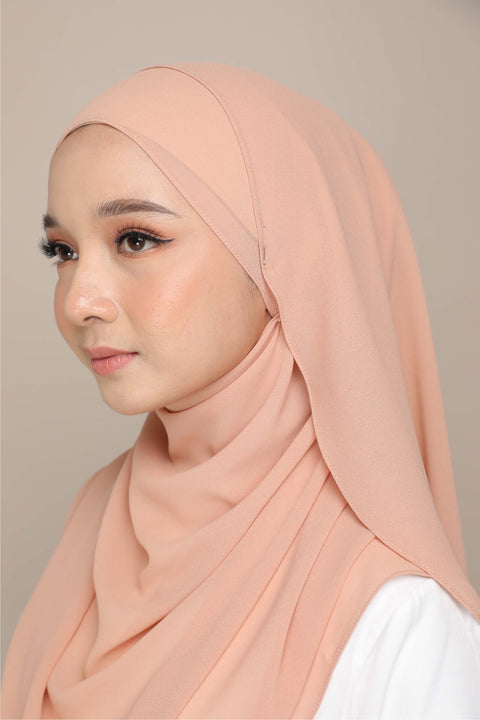 Tudung Shawl Myza Deluxe Heavy Chiffon