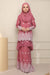 Baju Kurung Viana Embroidered Polka Dots Chiffon