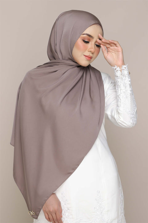 Tudung Shawl Diya Matte Silk Satin