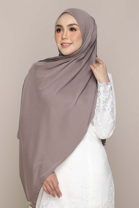 Tudung Shawl Diya Matte Silk Satin