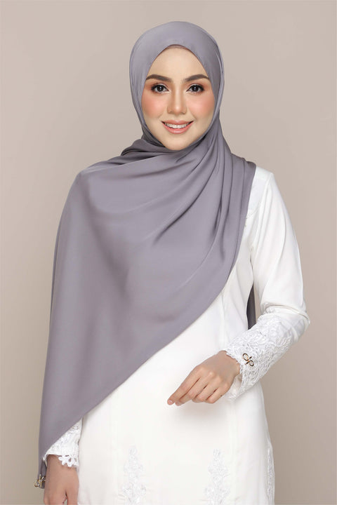 Tudung Shawl Diya Matte Silk Satin