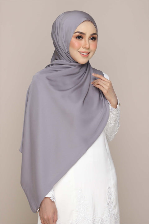 Tudung Shawl Diya Matte Silk Satin