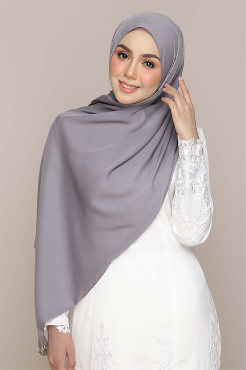 Tudung Shawl Diya Matte Silk Satin