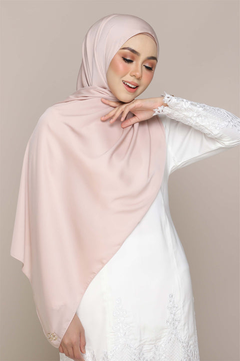 Tudung Shawl Diya Matte Silk Satin