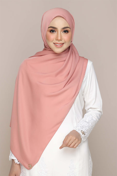 Tudung Shawl Diya Matte Silk Satin