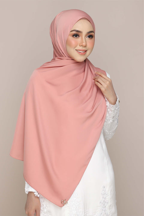 Tudung Shawl Diya Matte Silk Satin