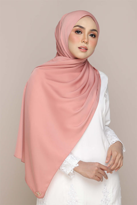 Tudung Shawl Diya Matte Silk Satin