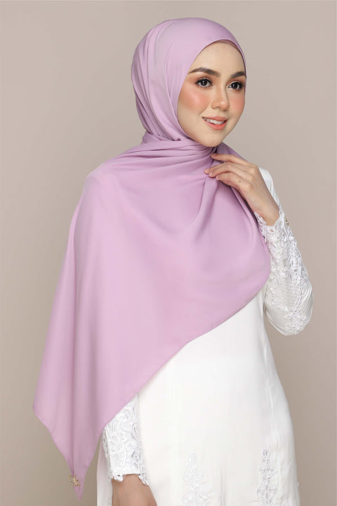 Tudung Shawl Diya Matte Silk Satin